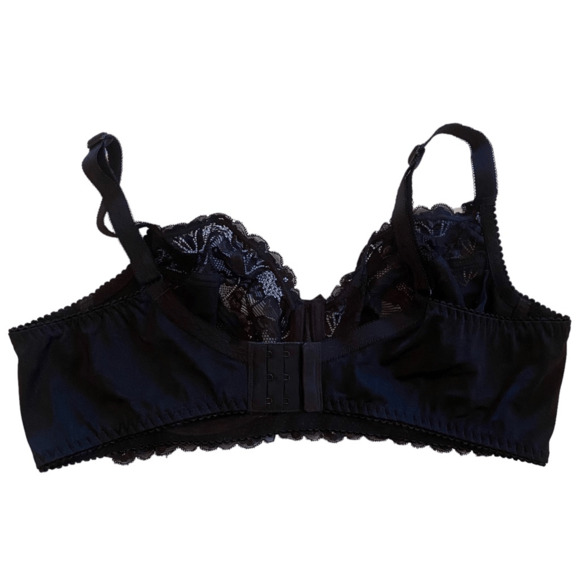 Fredricks of Hollywood Black Lace Bra 42D - Picture 2 of 4
